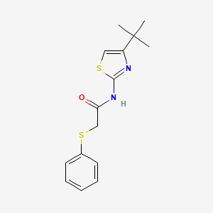 N-(4-(tert-butyl)thiazol-2-yl)-2-(phenylthio)acetamide