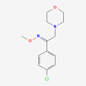 1-(4-chlorophenyl)-2-morpholino-1-ethanone O-methyloxime