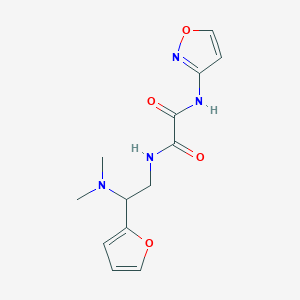 N1-(2-(dimethylamino)-2-(furan-2-yl)ethyl)-N2-(isoxazol-3-yl)oxalamide