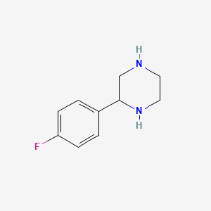 molecular formula C10H13FN2 B2633478 2-(4-氟苯基)哌嗪 CAS No. 65709-33-3