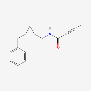 N-[(2-Benzylcyclopropyl)methyl]but-2-ynamide