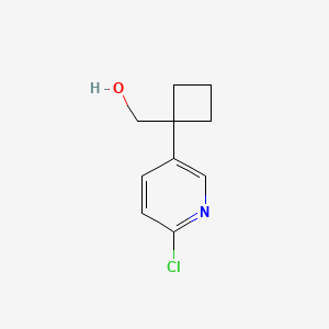 [1-(6-Chloro-3-pyridyl)cyclobutyl]methanol