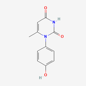 1-(4-hydroxyphenyl)-6-methylpyrimidine-2,4(1H,3H)-dione