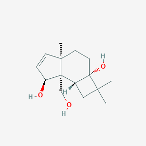 molecular formula C15H24O3 B026337 Punctaporonin F CAS No. 106758-24-1