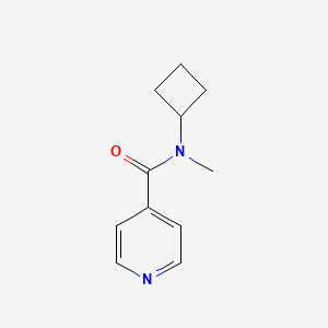 molecular formula C11H14N2O B2633734 N-cyclobutyl-N-methylpyridine-4-carboxamide CAS No. 2198163-75-4