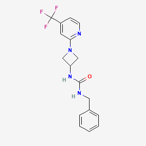 1-Benzyl-3-[1-[4-(trifluoromethyl)pyridin-2-yl]azetidin-3-yl]urea