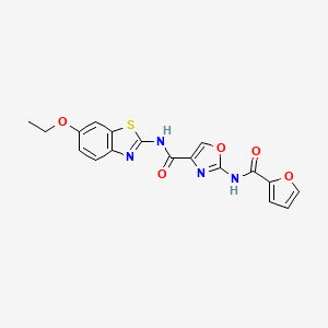 N-(6-ethoxybenzo[d]thiazol-2-yl)-2-(furan-2-carboxamido)oxazole-4-carboxamide