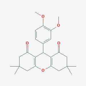 9-(3,4-Dimethoxyphenyl)-3,3,6,6-tetramethyl-3,4,5,6,7,9-hexahydro-1H-xanthene-1,8(2H)-dione