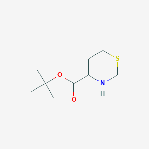 molecular formula C9H17NO2S B2633907 Tert-butyl 1,3-thiazinane-4-carboxylate CAS No. 2248260-78-6