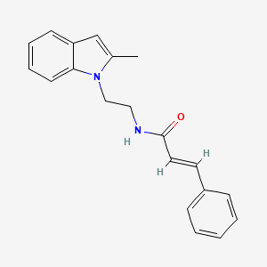 molecular formula C20H20N2O B2633911 N-(2-(2-methyl-1H-indol-1-yl)ethyl)cinnamamide CAS No. 702665-89-2
