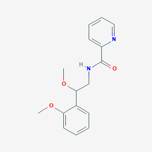 molecular formula C16H18N2O3 B2633917 N-[2-methoxy-2-(2-methoxyphenyl)ethyl]pyridine-2-carboxamide CAS No. 1788558-03-1
