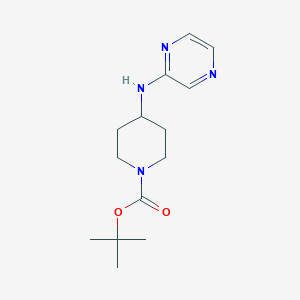 molecular formula C14H22N4O2 B2633951 Tert-butyl 4-(pyrazin-2-ylamino)piperidine-1-carboxylate CAS No. 301226-90-4