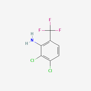 molecular formula C7H4Cl2F3N B2633954 2,3-Dichloro-6-(trifluoromethyl)aniline CAS No. 1017777-92-2