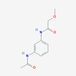 molecular formula C11H14N2O3 B2634076 N-(3-acetamidophenyl)-2-methoxyacetamide CAS No. 724734-86-5