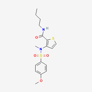 4-[1-methyl-3-(pyrrolidin-1-ylcarbonyl)-1,4,6,7-tetrahydro-5H-pyrazolo[4,3-c]pyridin-5-yl]-4-oxo-N-(3-phenylpropyl)butanamide