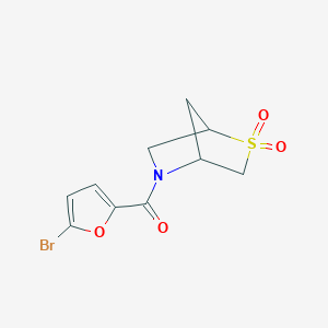 (5-Bromofuran-2-yl)(2,2-dioxido-2-thia-5-azabicyclo[2.2.1]heptan-5-yl)methanone