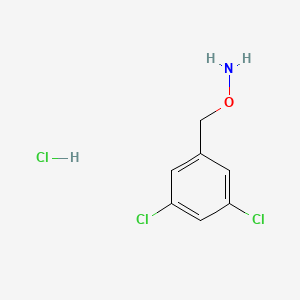 O-[(3,5-dichlorophenyl)methyl]hydroxylamine hydrochloride
