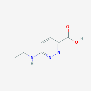 molecular formula C7H9N3O2 B2634104 6-(Ethylamino)pyridazine-3-carboxylic acid CAS No. 1183245-80-8