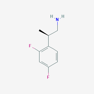 (2R)-2-(2,4-Difluorophenyl)propan-1-amine