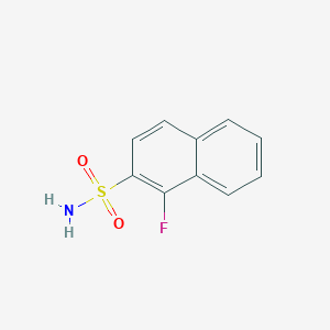 molecular formula C10H8FNO2S B2634196 1-Fluoronaphthalene-2-sulfonamide CAS No. 1874267-46-5
