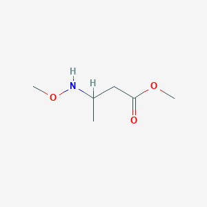 Methyl 3-(methoxyamino)butanoate