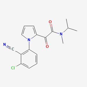 2-[1-(3-chloro-2-cyanophenyl)-1H-pyrrol-2-yl]-N-isopropyl-N-methyl-2-oxoacetamide