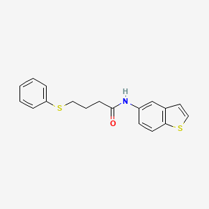 N-(benzo[b]thiophen-5-yl)-4-(phenylthio)butanamide