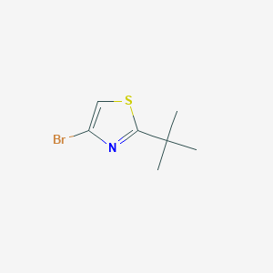 molecular formula C7H10BrNS B2634233 4-Bromo-2-(tert-butyl)thiazole CAS No. 959238-21-2