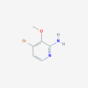 molecular formula C6H7BrN2O B2634238 4-Bromo-3-methoxypyridin-2-amine CAS No. 1804876-78-5