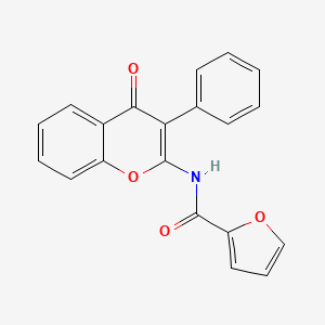 N-(4-oxo-3-phenyl-4H-chromen-2-yl)furan-2-carboxamide