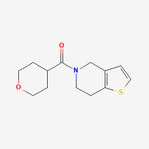 (6,7-dihydrothieno[3,2-c]pyridin-5(4H)-yl)(tetrahydro-2H-pyran-4-yl)methanone