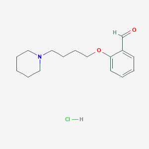2-[4-(1-Piperidinyl)butoxy]benzaldehyde hydrochloride