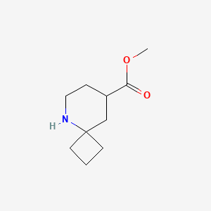 molecular formula C10H17NO2 B2634459 Methyl 5-azaspiro[3.5]nonane-8-carboxylate CAS No. 2305254-96-8