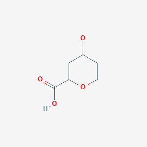 molecular formula C6H8O4 B2634575 4-Oxotetrahydro-2H-pyran-2-carboxylic acid CAS No. 5270-59-7