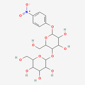 molecular formula C18H25NO13 B2634642 p-Nitrophenyl-alpha-D-maltoside 