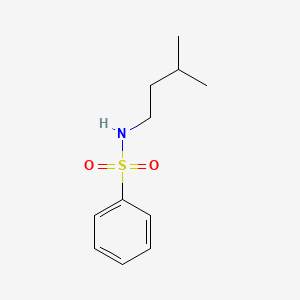 molecular formula C11H17NO2S B2634663 N-(3-methylbutyl)benzenesulfonamide CAS No. 53226-43-0