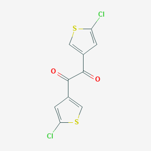 molecular formula C10H4Cl2O2S2 B2634719 Bis(5-chlorothiophen-3-yl)ethane-1,2-dione CAS No. 2445793-18-8