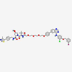 molecular formula C57H61ClFN7O9S B2634769 SJF-1521 CAS No. 2230821-40-4