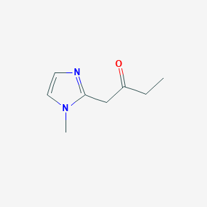 molecular formula C8H12N2O B2634771 1-(1-methyl-1H-imidazol-2-yl)butan-2-one CAS No. 1342101-87-4