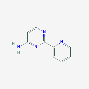 molecular formula C9H8N4 B2634865 2-(Pyridin-2-YL)pyrimidin-4-amine CAS No. 61310-37-0