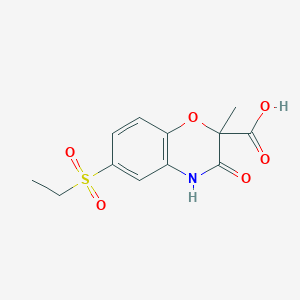 6-(ethanesulfonyl)-2-methyl-3-oxo-3,4-dihydro-2H-1,4-benzoxazine-2-carboxylic acid