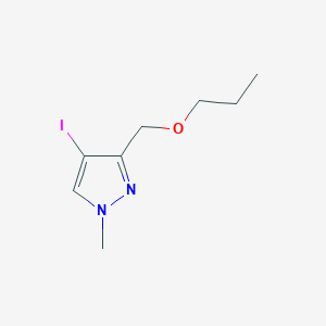 4-iodo-1-methyl-3-(propoxymethyl)-1H-pyrazole