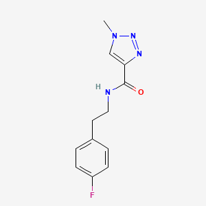 N-(4-fluorophenethyl)-1-methyl-1H-1,2,3-triazole-4-carboxamide