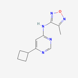 N-(6-Cyclobutylpyrimidin-4-yl)-4-methyl-1,2,5-oxadiazol-3-amine