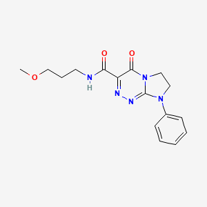 N-(3-methoxypropyl)-4-oxo-8-phenyl-4,6,7,8-tetrahydroimidazo[2,1-c][1,2,4]triazine-3-carboxamide