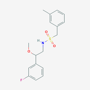 B2635080 N-(2-(3-fluorophenyl)-2-methoxyethyl)-1-(m-tolyl)methanesulfonamide CAS No. 1797183-31-3