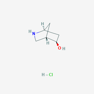 molecular formula C6H12ClNO B2635170 Exo-2-azabicyclo[2.2.1]heptan-5-ol;hydrochloride CAS No. 2230913-66-1
