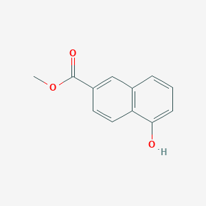 molecular formula C12H10O3 B2635188 Methyl 5-hydroxynaphthalene-2-carboxylate CAS No. 188861-83-8