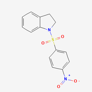 B2635228 1-(4-Nitrophenyl)sulfonyl-2,3-dihydroindole CAS No. 330978-97-7