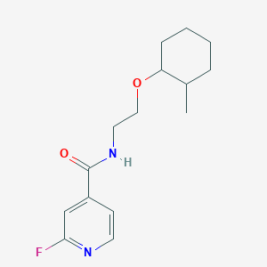 2-fluoro-N-{2-[(2-methylcyclohexyl)oxy]ethyl}pyridine-4-carboxamide